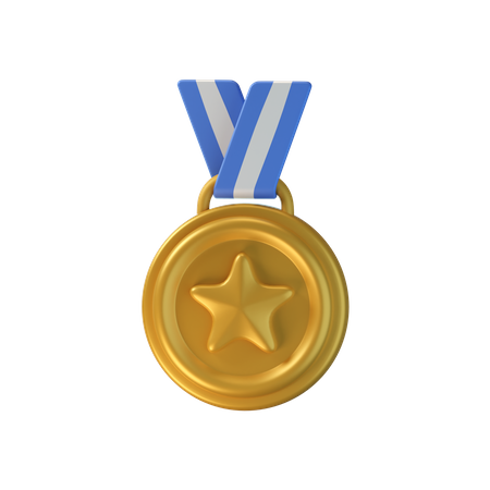 Gold Medal  3D Icon