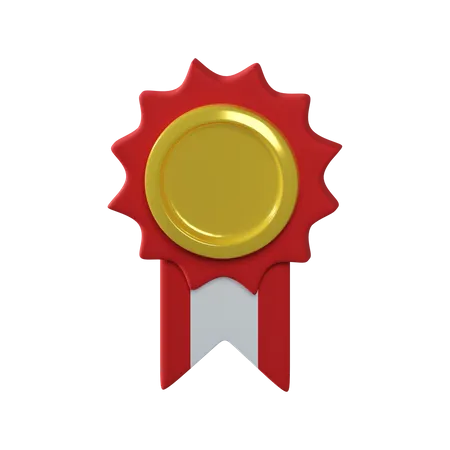 3 D Object Rendering Icon Of Gold Medal Reward Achievement 3D Illustration