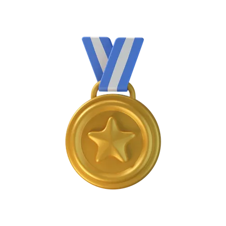 Gold Medal  3D Icon