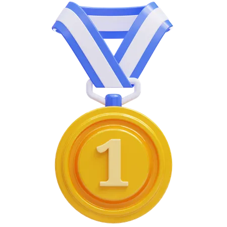 3 D Gold Medal Suitable For Your Projects Related To Reward Award Winning Badges And Trophy 3D Icon