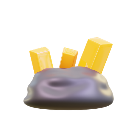 Gold Mine  3D Icon