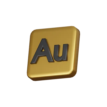 Gold ore  3D Icon