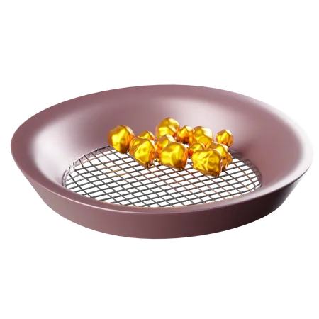 Gold Pan  3D Icon