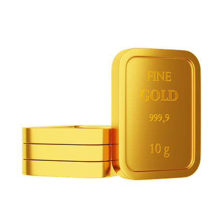 Gold Piece  3D Icon