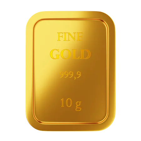 Gold Piece  3D Icon