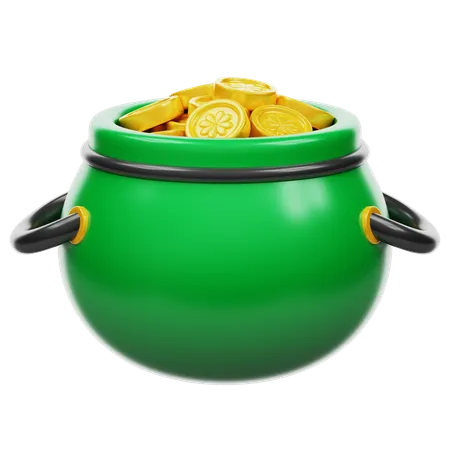 Gold Pot  3D Icon