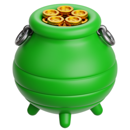 Gold Pot  3D Icon