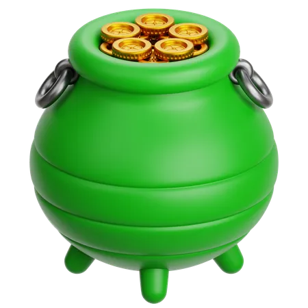 Gold Pot  3D Icon