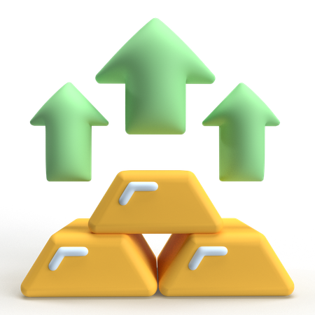 金価格  3D Icon