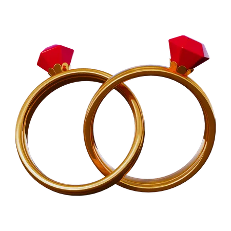 Gold Ring  3D Icon