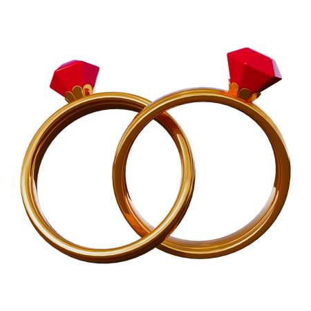 Gold Ring  3D Icon