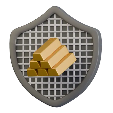 Gold Safety  3D Icon