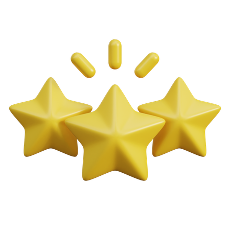 Gold Star  3D Icon