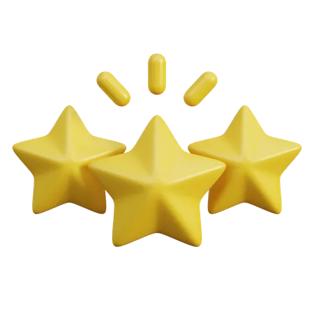 Gold Star  3D Icon
