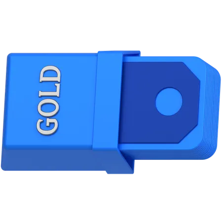 Gold to money  3D Icon