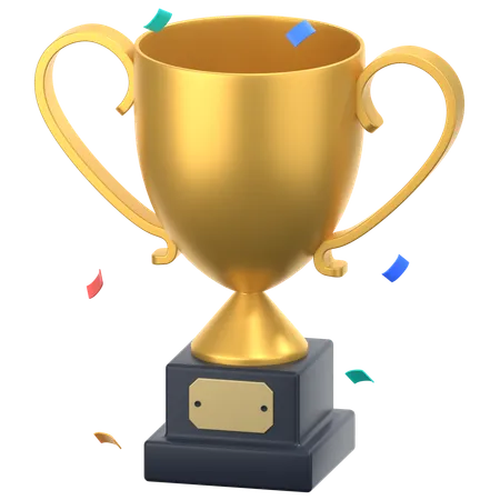 Gold Trophy  3D Icon