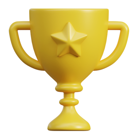 Gold Trophy  3D Icon