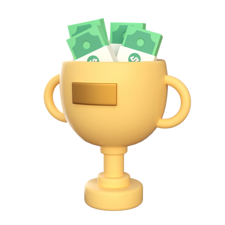 Gold Trophy  3D Icon