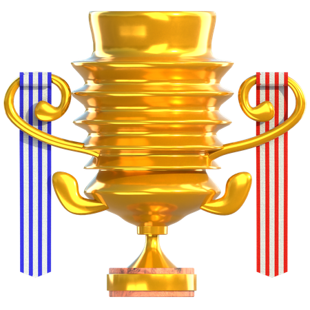 Gold Trophy Award  3D Icon