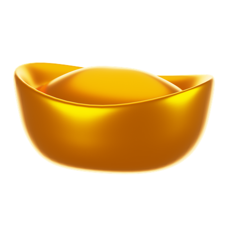 Goldbarren  3D Icon