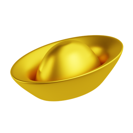 Goldbarren  3D Icon