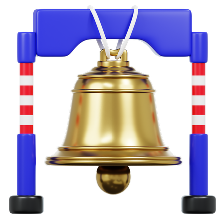 Golden Bell  3D Icon