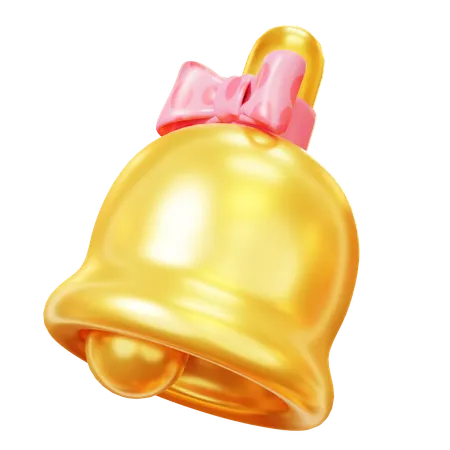 Golden Bell  3D Icon