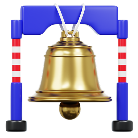 Golden Bell  3D Icon