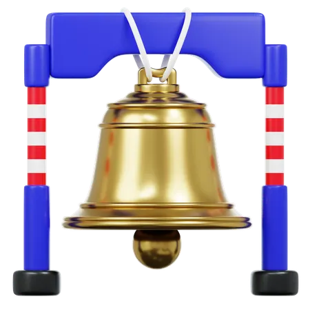 Golden Bell  3D Icon