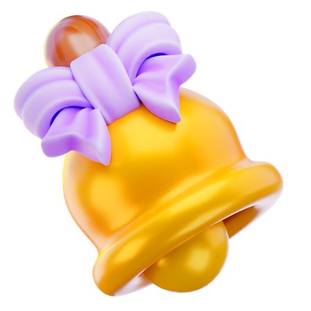 Golden Bell  3D Icon