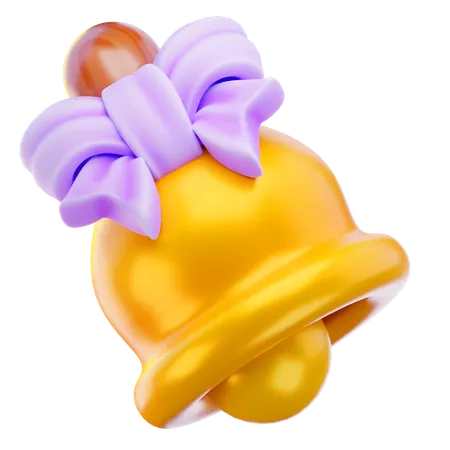 Golden Bell  3D Icon