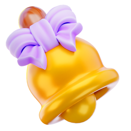 Golden Bell  3D Icon