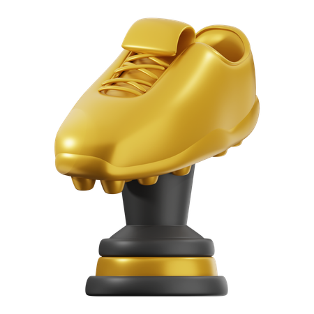 Golden boot  3D Icon