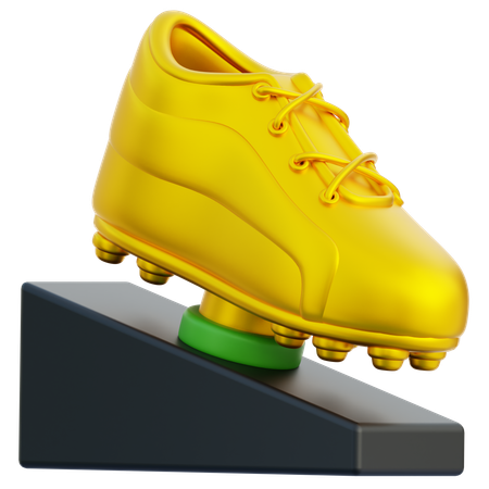 Golden Boot  3D Icon