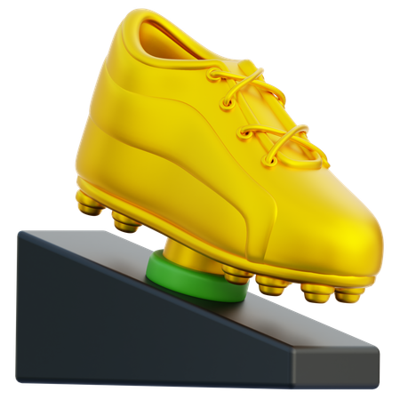Golden Boot  3D Icon