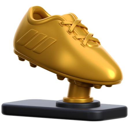 Golden Boot  3D Icon