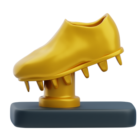 Golden Boot Trophy  3D Icon