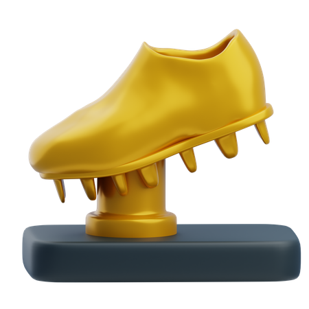 Golden Boot Trophy  3D Icon