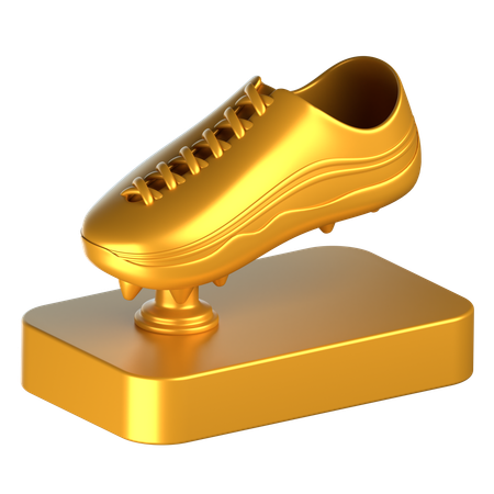 Golden Boot Trophy  3D Icon