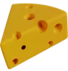 Golden Cheese Wedge