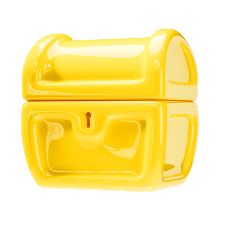 Golden Chest  3D Icon