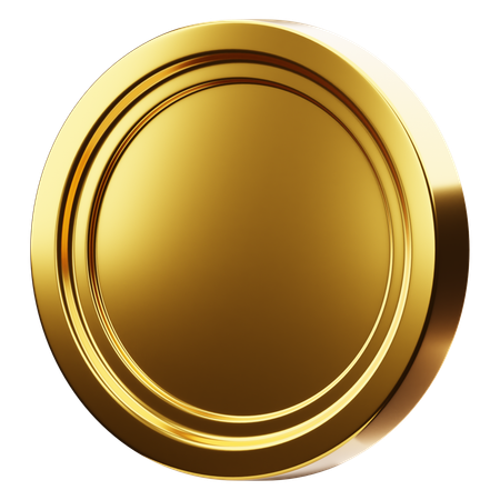 Golden coin  3D Icon