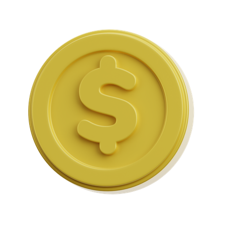 Golden Coins  3D Icon