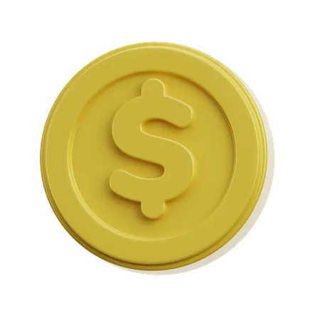 Golden Coins  3D Icon