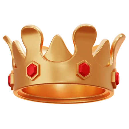 Golden Crown  3D Icon