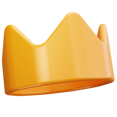 Golden Crown  3D Icon