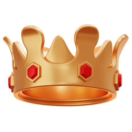 Golden Crown  3D Icon