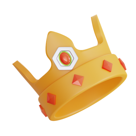 Golden Crown  3D Icon