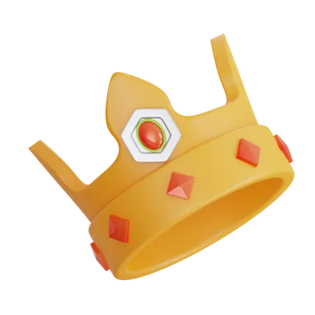 Golden Crown  3D Icon