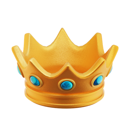 Golden Crown  3D Icon